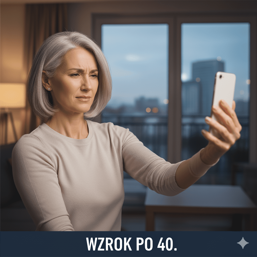 Prezbiopia i nowoczesne rozwiązania dla wzroku po 40.