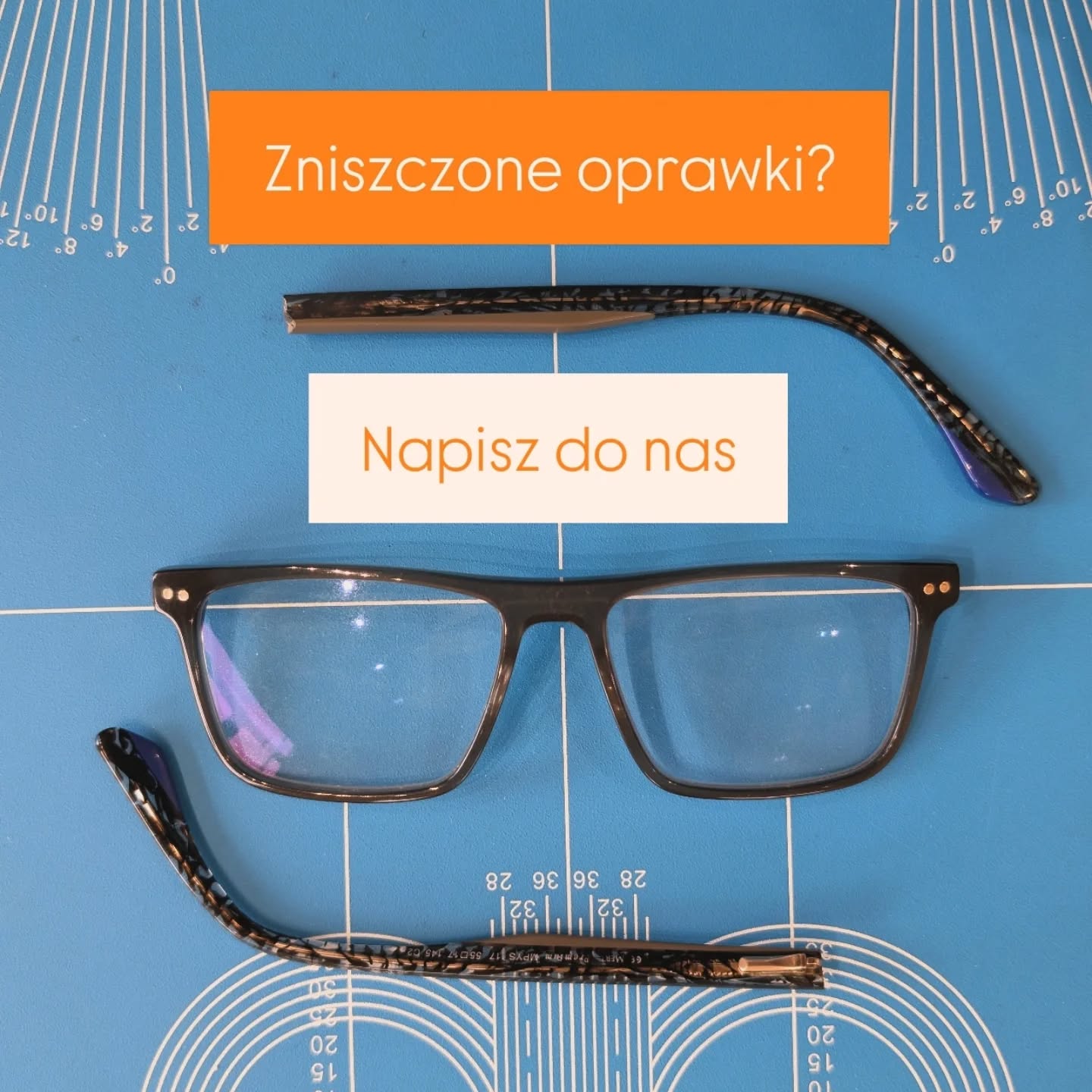 Naprawa i serwis okularów Viva optica Optyk Lubin